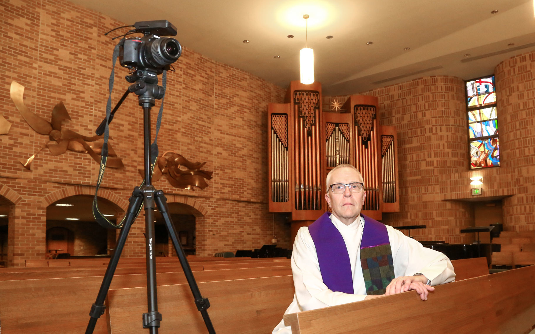 Pastor Stephen Bongard will be livestreaming a funeral service